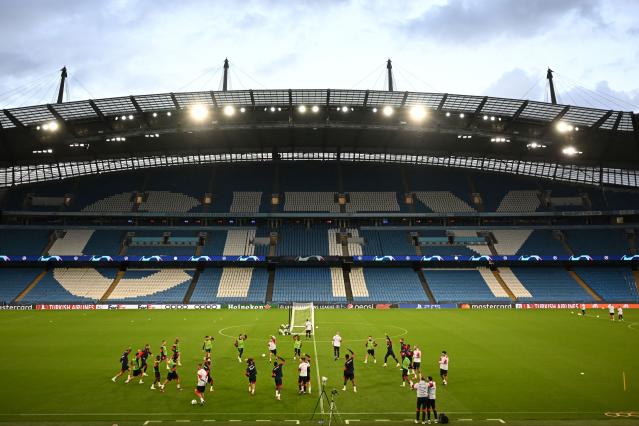 Aleksandar Dragovic #15 of Crvena zvezda during the UEFA Champions League  Group G match between Manchester City and FK Crvena Zvezda at the Etihad  Stadium, Manchester on Tuesday 19th September 2023. (Photo