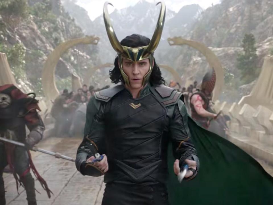 Tom Hiddleston as Loki in "Thor: Ragnarok."