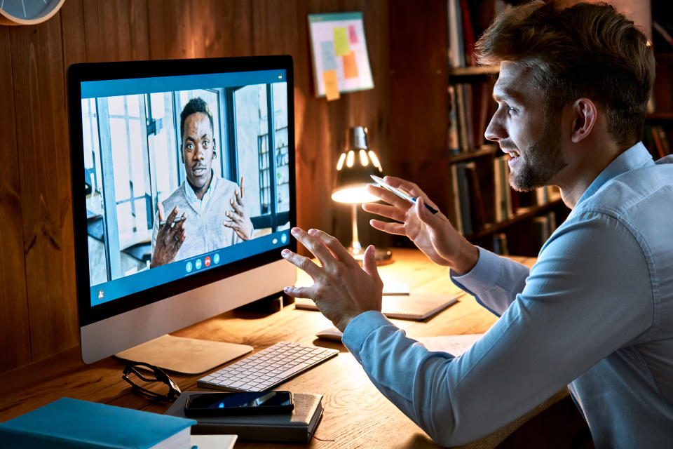 Before a virtual job interview, take some time to make sure you’ve got a good background for your video and you’re seated somewhere with plenty of light. 