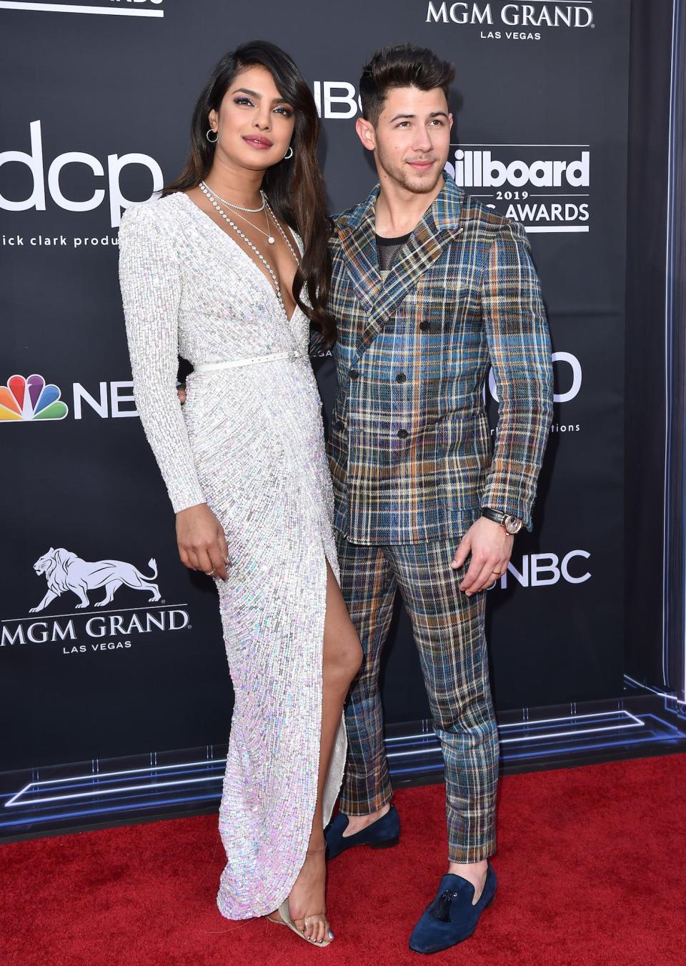 Priyanka Chopra Jonas and Nick Jonas at the Billboard Music Awards on May 1, 2019.