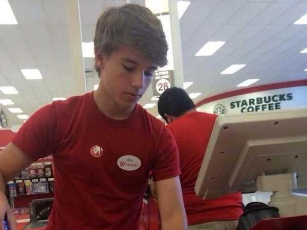 Alex in Target