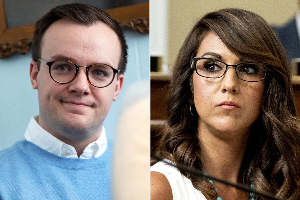 Chasten Buttigieg and Lauren Boebert