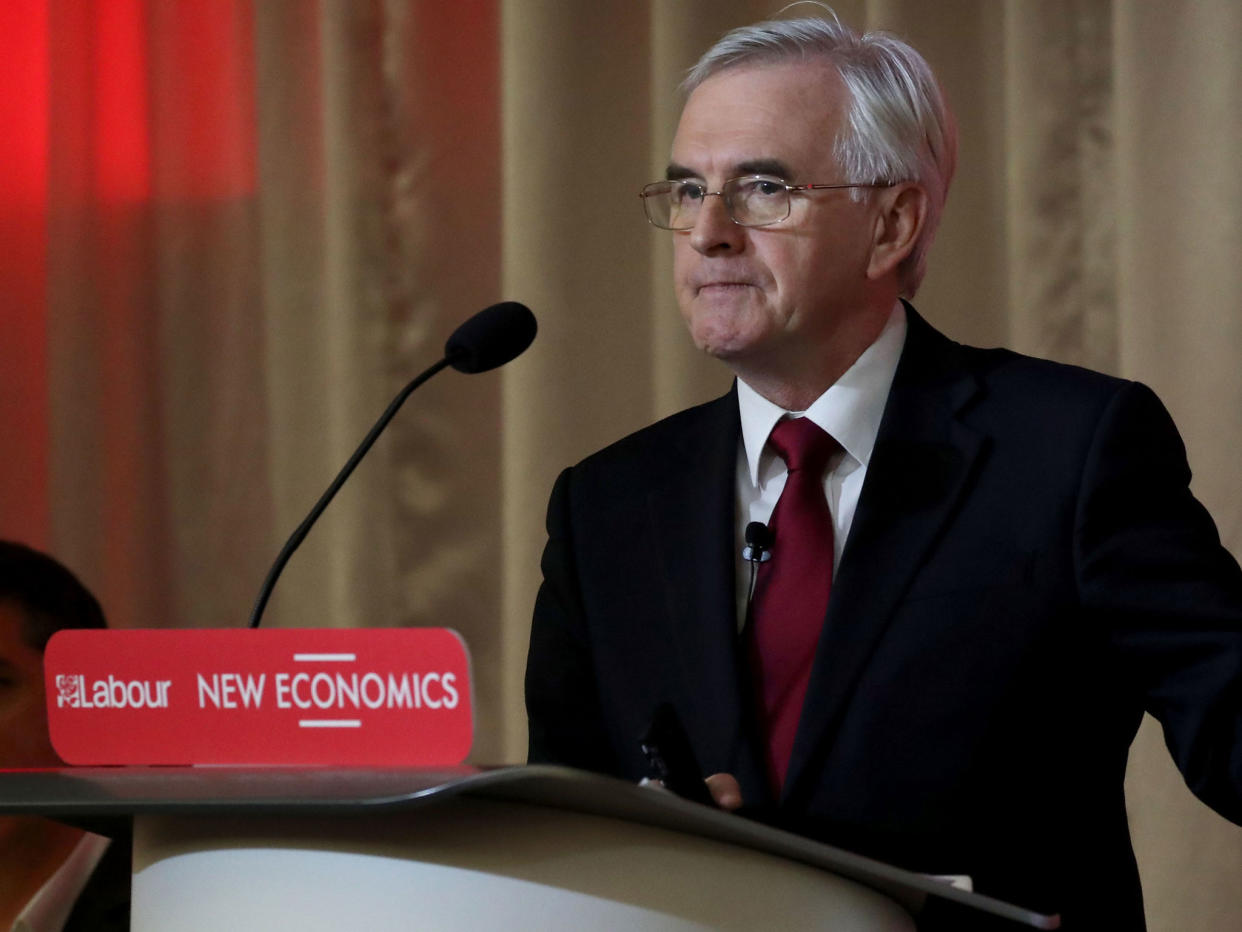 On Saturday the Shadow Chancellor launched the first of Labour's regional economic conferences in Liverpool: Peter Byrne/PA