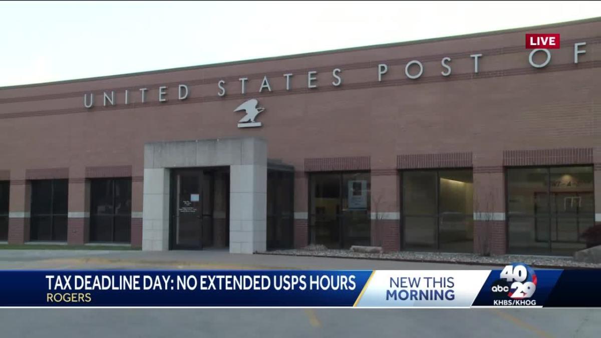 Arkansas post offices don't stay open late for tax deadline day anymore