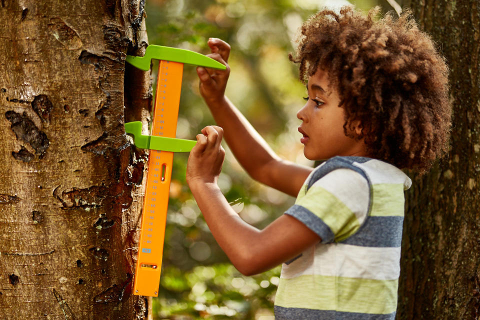 <p> This is a great option if you&apos;re after educational garden activities for kids. Award-winning company Learning Resources has a range of educational toys and games that will help kids learn through exploration with fun outdoor activities.&#xA0; </p> <p> Budding young mathematicians will love this kit shown above, which will help 4-8 year-olds get their heads around measurement. As well as a vertical measure for freestanding objects, there are callipers to measure internal and external objects, a trundle wheel to measure distances (1 click = 1 metre), a spirit level, and a measuring stick.&#xA0; </p> <p> Learning Resources also has free downloadable activity sheets and resources to help you make the most of the garden. </p>