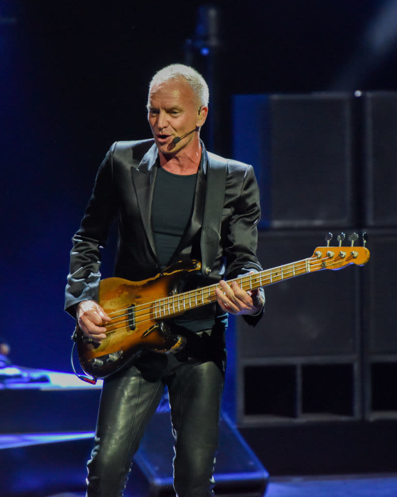 Sting performing