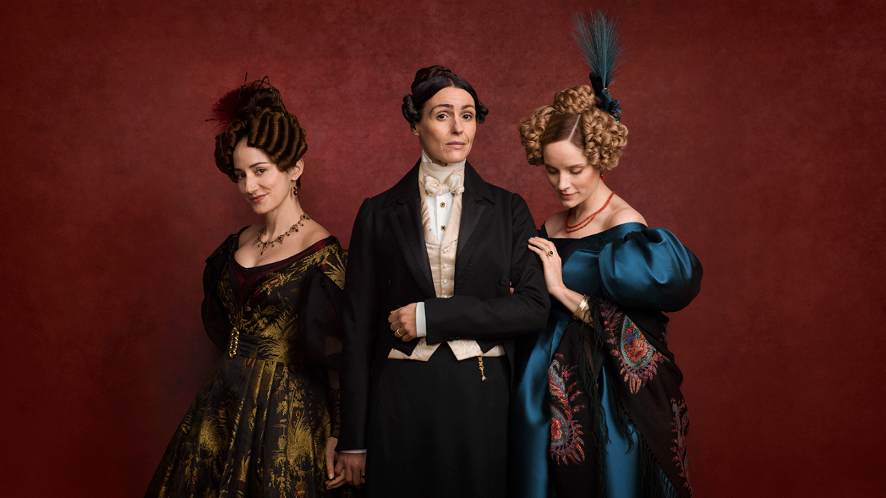 Gentleman Jack returns for a second series with Lydia Leonard, Suranne Jones and Sophie Rundle. (Lookout Point/HBO)