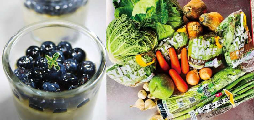 藍莓含有豐富的花青素，可增強眼睛感光物質「視紫質」的生成，增加視覺敏感度。（圖／報系資料庫、吳芳銘提供）
