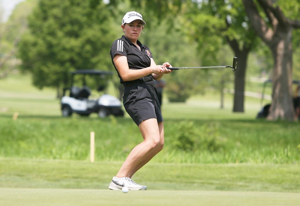 Emersen Motl has been a steady performer in her two seasons with the Ames girls golf team. Motl has qualified individually for the Class 4A state meet in each of her varsity seasons heading into her junior campaign.