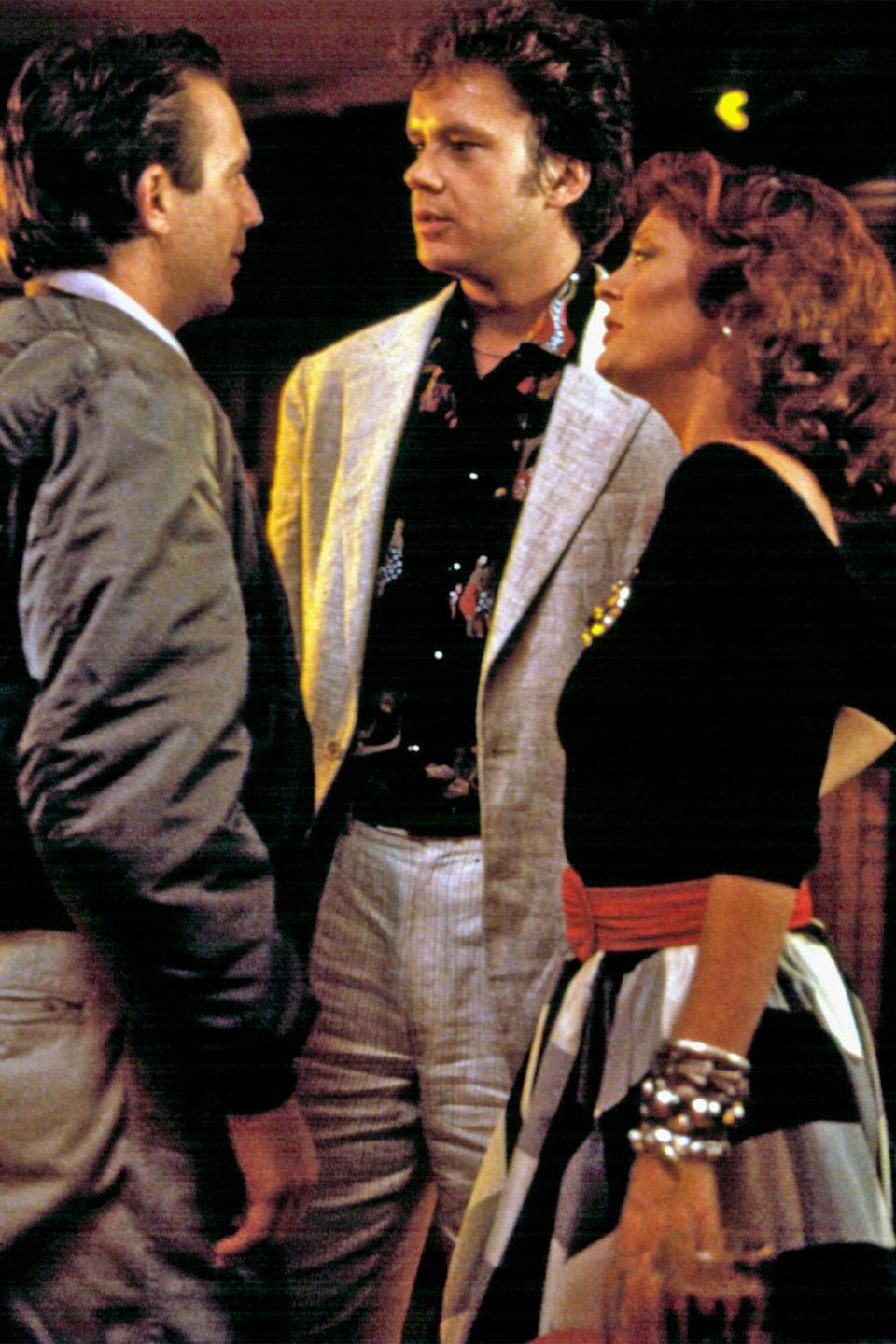 BULL DURHAM, Kevin Costner, Tim Robbins, Susan Sarandon, 1988