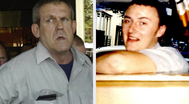 Bradley John Murdoch's, right, chances of ever walking free again could be affected if the Northern Territory acts on similar plans, meaning his only hope of freedom would involved revealing what happened to the remains of Peter Falconio, left. Photos: AAP