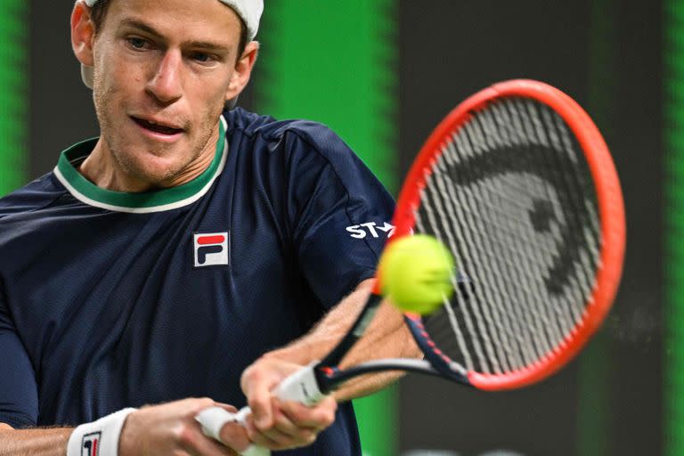 Diego Schwartzman en el Masters 1000 de Shanghai 