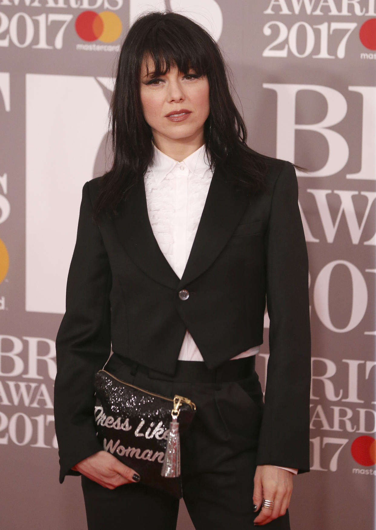 Imelda May arrives for the Brit Awards at the O2 Arena in London, Britain, February 22, 2017.  REUTERS/Neil Hall EDITORIAL USE ONLY. FOR EDITORIAL USE ONLY. NOT FOR SALE FOR MARKETING OR ADVERTISING CAMPAIGNS