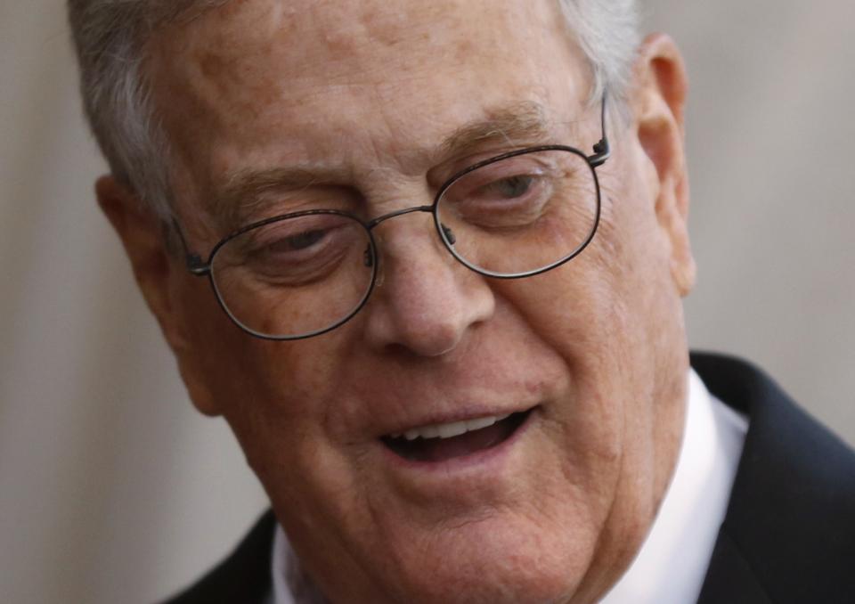 <p>No. 7 (tie): David Koch<br>Net worth: $42 billion<br>Source: Diversified<br>(Reuters) </p>