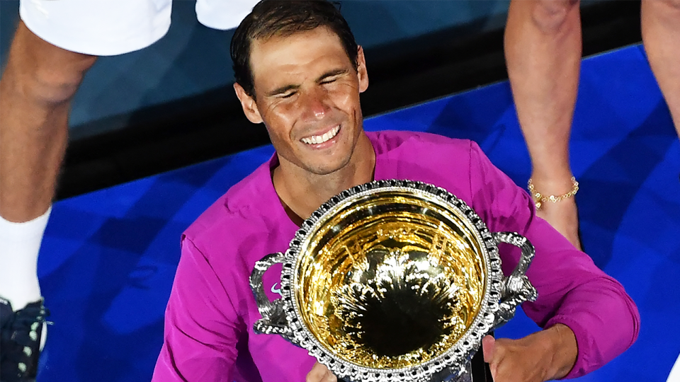 Rafa Nadal (pictured) has now won at least two titles every year since 2005. (Getty Images)