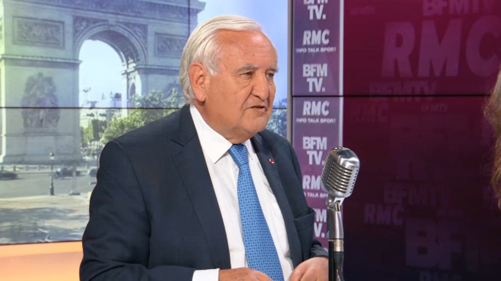 Jean-Pierre Raffarin le 17 mai 2022 sur BFMTV - BFMTV