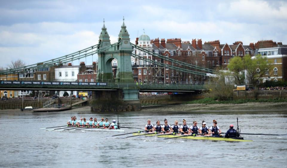 The Boat Races were split last year between men’s and women’s races  (Getty Images)