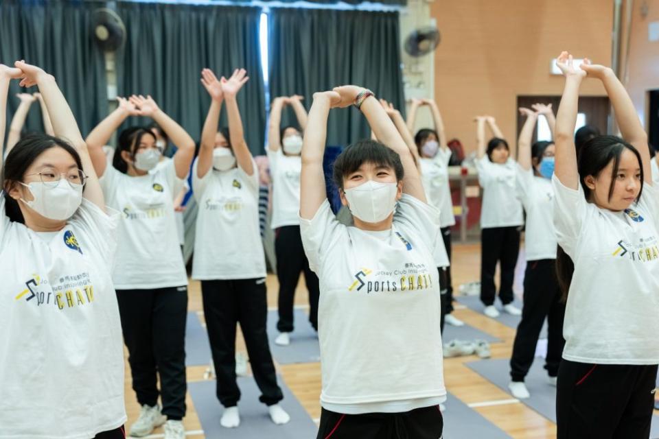 活動鼓勵女同學多做運動。