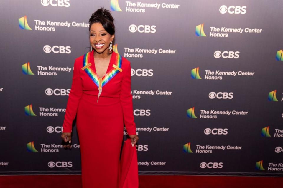 Kennedy Center honoree Gladys Knight on the red carpet.