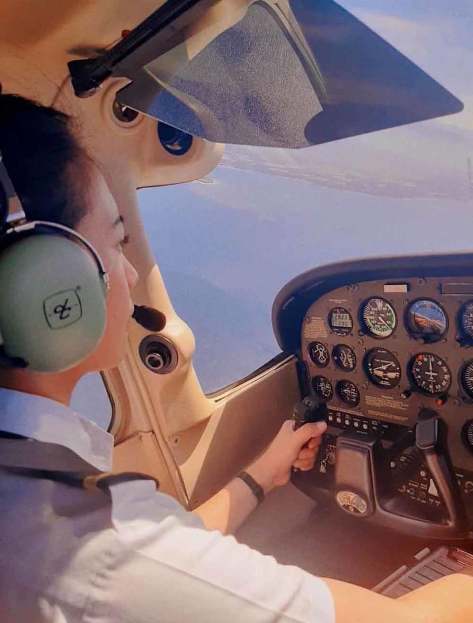 Krystel started her pilot training in July 2019 (Collect/PA Real Life).