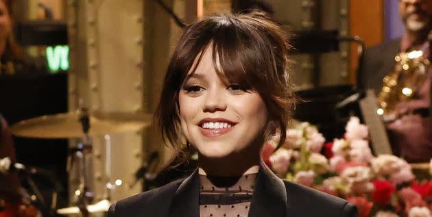 jenna ortega see through top