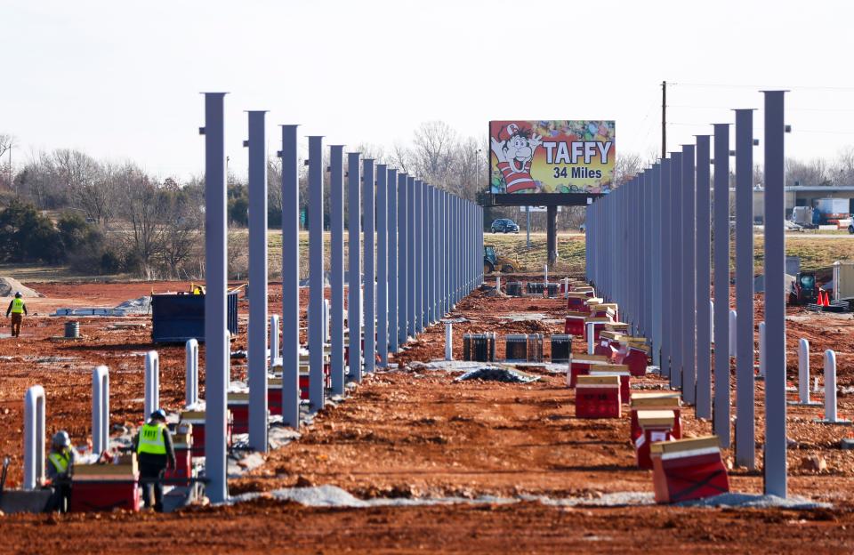 Buc-ee's under construction on Friday, Dec. 9, 2022. The gas station is presenting a proposal to Springfield City Council to rename part of North Mulroy Road to North Beaver Road.