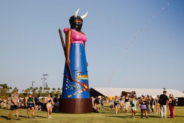 What is the Coachella vibe? Think art installations reaching for