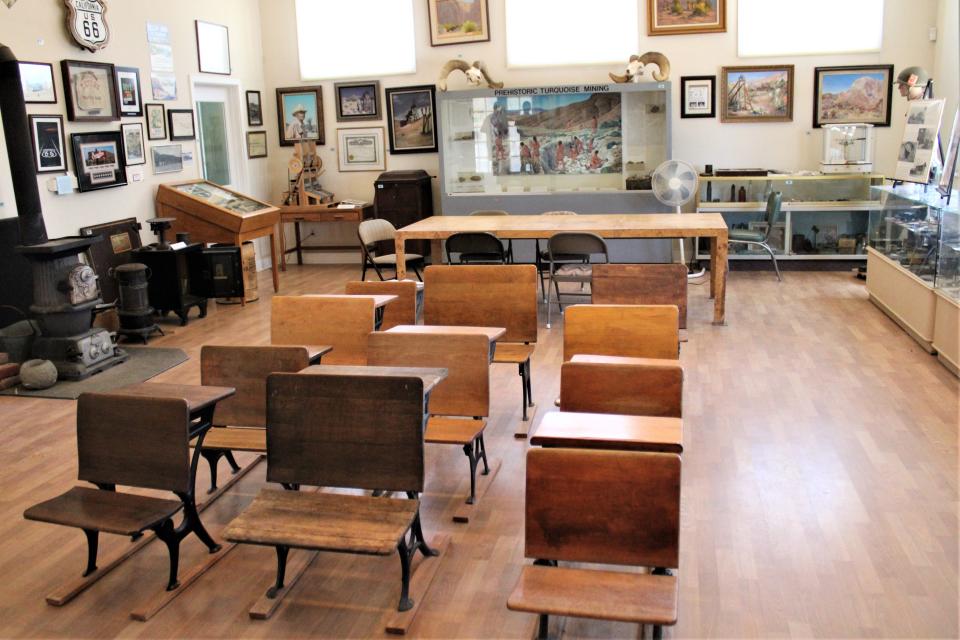 The interior of the old schoolhouse is featured in the latest Beyer's Byways column.