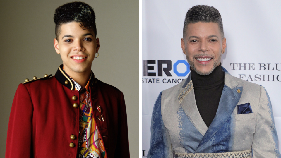 Wilson Cruz Left: 1994; Right: 2024