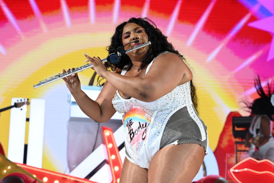 Lizzo is up for Song of the Year (Getty Images for American Expres)