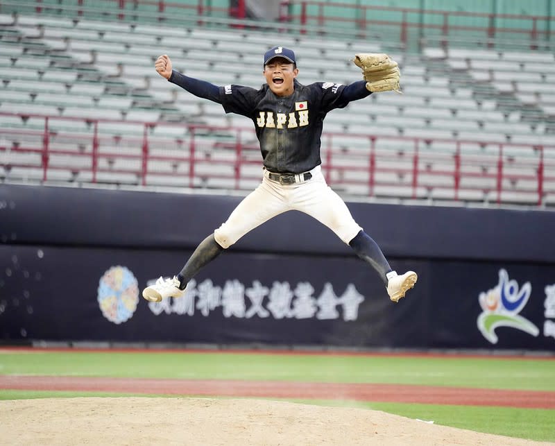 多井桔平賽後高躍起。（圖／大會提供）