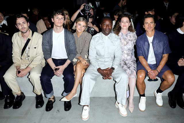 <p>Jacopo M. Raule/Getty</p> (L-R) Jonah Hauer-King, Evan Peters, Natalie Engel, David Jessica Oyelowo, Jessica Oyelowo and Matt Bomer