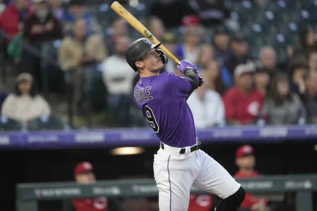 Doyle has first 2-HR game, Castro 2-run double lifts Rockies past Reds 9-8