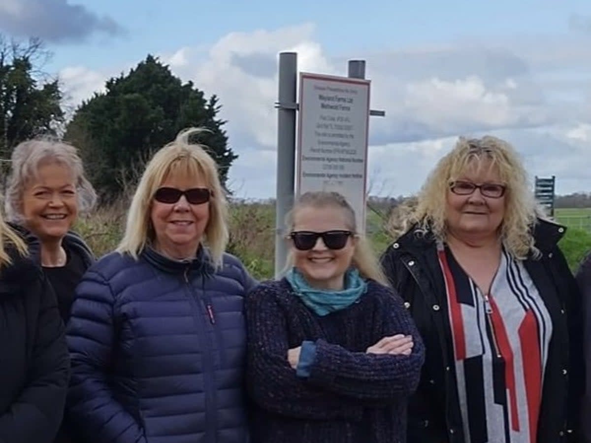 Residents Jan Palmer, Shirley De’ath, Pat Welsh and Susan Threddar say the plans will cause misery  (Shirley De’Ath)