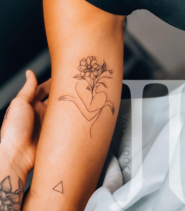 7) This Self-Love Capricorn Tattoo