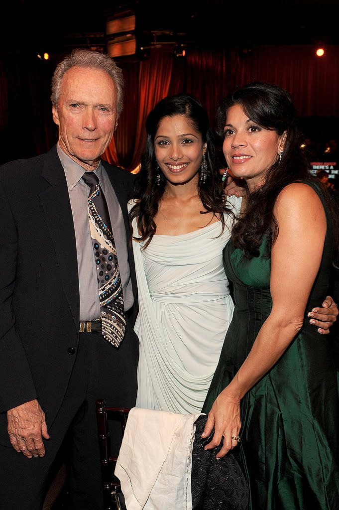 14th Annual Critics' Choice Awards 2009 Clint Eastwood Freida Pinto Dina Eastwood