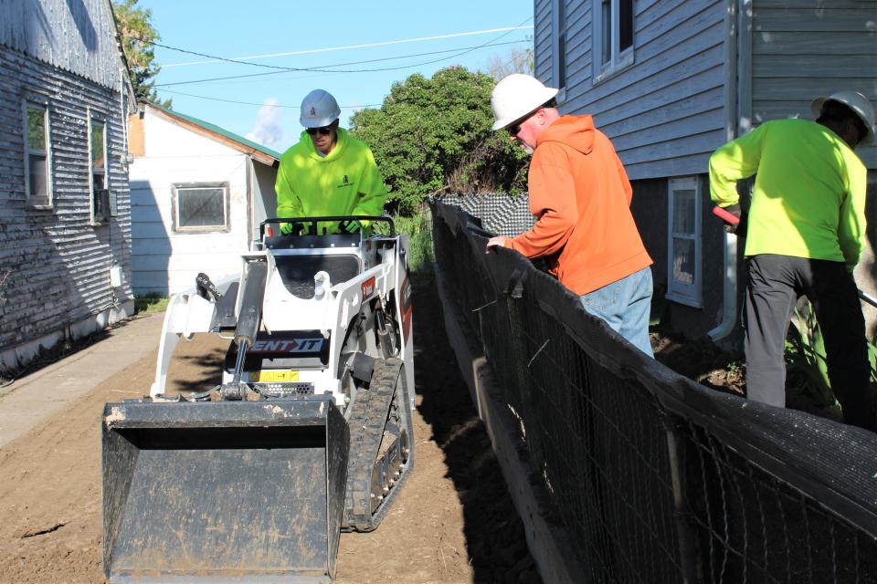 Environmental mitigation crews overseen by the U.S. Environmental Protection Agency have begun work in Black Eagle removing soils contaminated with lead and arsenic.