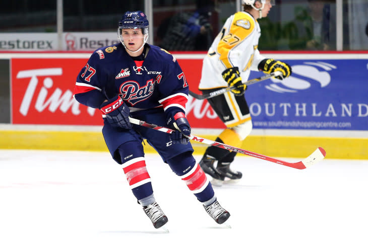 Regina's Adam Brooks has 25 points in 11 games this year. (Keith Hershmiller/Regina Pats)