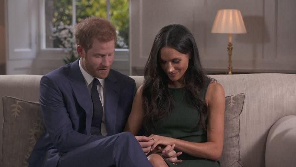 The couple did their first TV interview together on Monday. Photo: BBC
