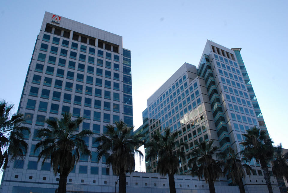 Adobe headquarters building in San Jose, California.