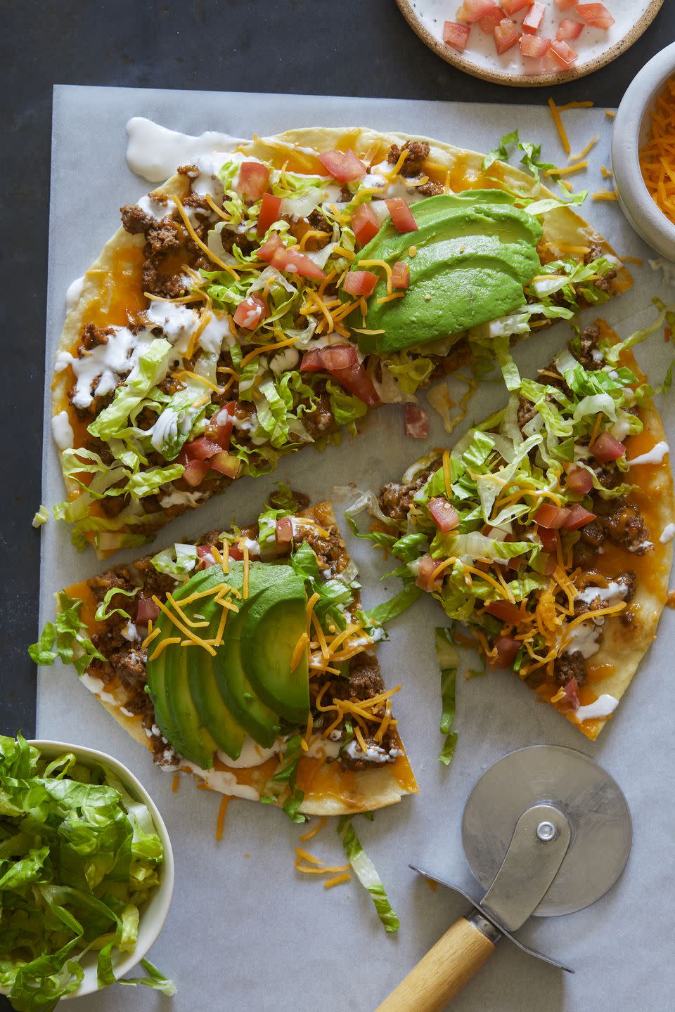 Beef Taco Salad Pizza