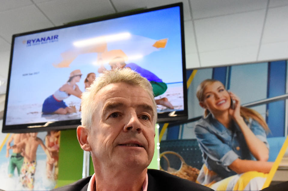 Ryanair CEO Michael O’Leary is facing a rocky AGM in Dublin (REUTERS/Clodagh Kilcoyne)
