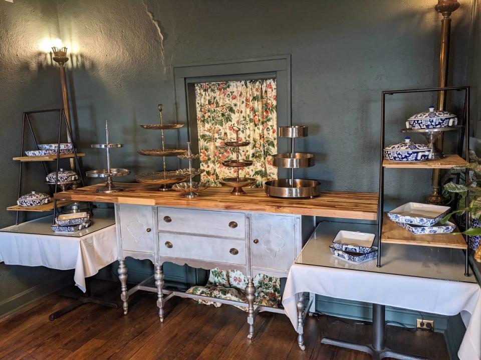 The food bar area at Bungalow in downtown Belleville