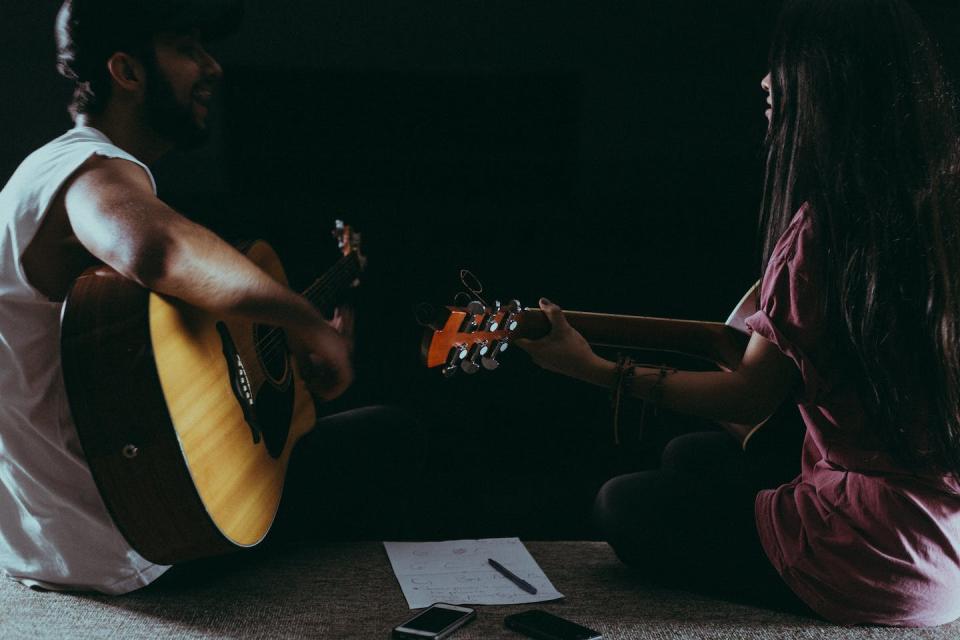 Musicians improvising together don’t capture time so much as ‘fully inhabit it’. Edward Eyer/Unsplash, <a href="http://creativecommons.org/licenses/by/4.0/" rel="nofollow noopener" target="_blank" data-ylk="slk:CC BY;elm:context_link;itc:0;sec:content-canvas" class="link ">CC BY</a>