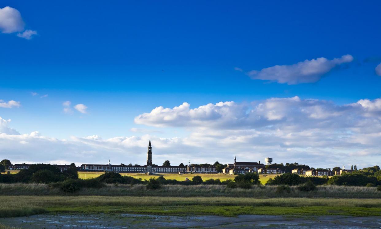 <span>Royal Hospital school, Holbrook, which overlooks the River Stour.</span><span>Photograph: SPK/Alamy</span>