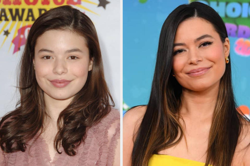 Miranda Cosgrove attends the Nickelodeon  Kids' Choice Awards in 2006, Miranda Cosgrove poses at the Nickelodeon Kids' Choice Awards on March 04, 2023