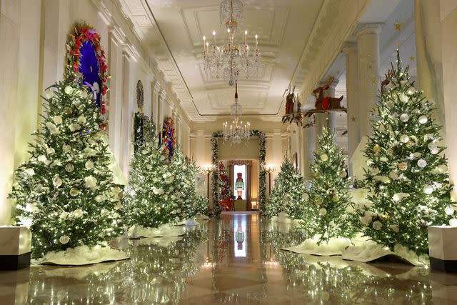 <p>Kevin Dietsch/Getty</p> White House Christmas 2023