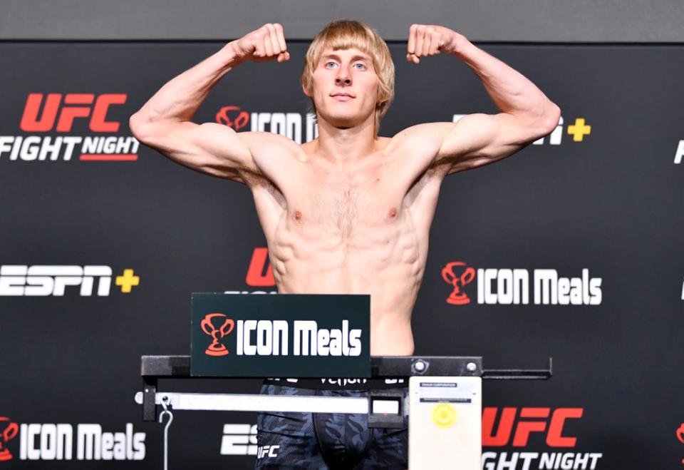 Paddy Pimblett is among the Britons to feature at UFC London (Zuffa LLC via Getty Images)