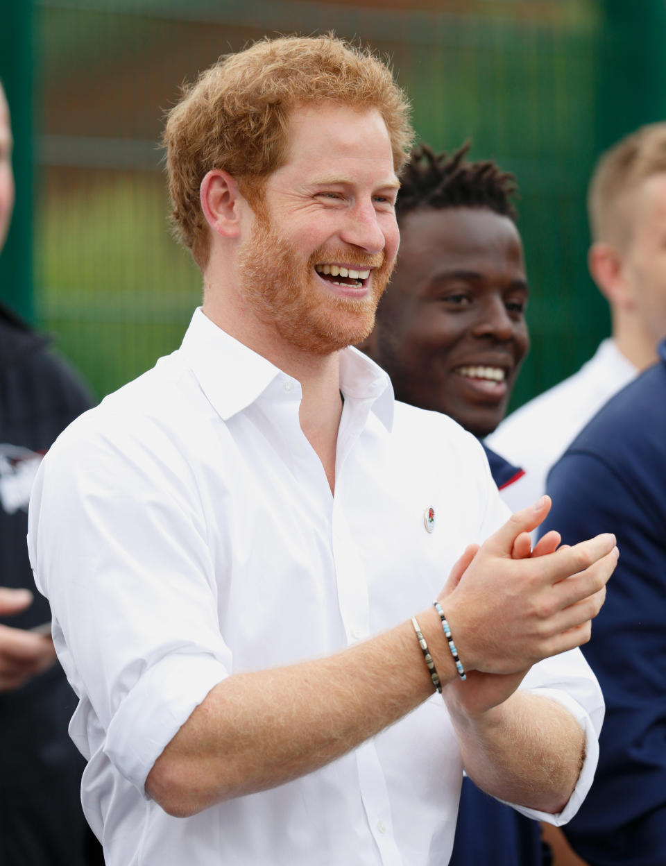 Prince Harry is often seen out-and-about wearing jewellery. Photo: Getty Images