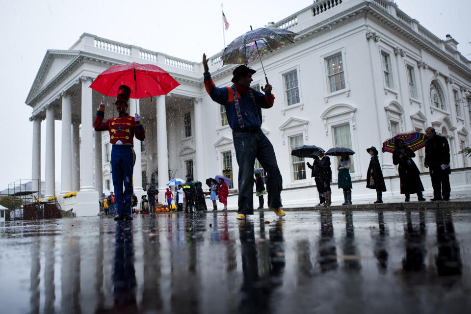 President Obama And The First Lady Host Halloween Party For Military Families